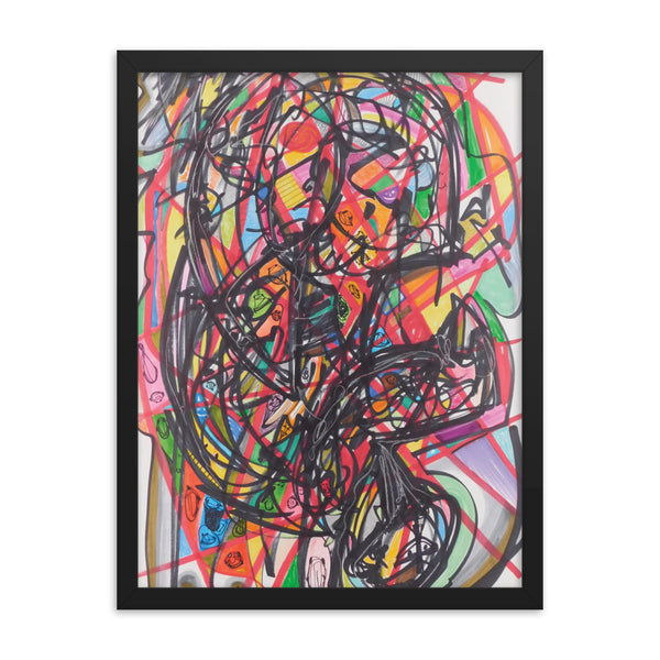 "It's Chaos, Momma, Chaos" Framed Print