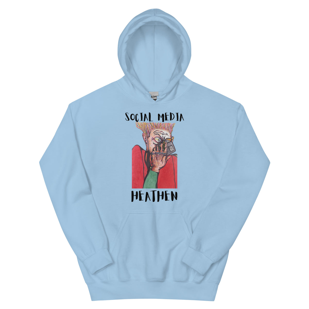 Social Media Heathen Hoodie