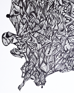 THE COST OF LIVING	 12X9	INK ON BRISTOL	 $150