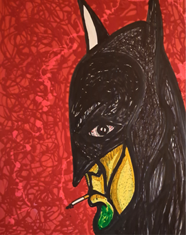 PTSD 40X30	Marker and Acrylic on Illustration Board $500