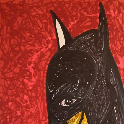 PTSD	 40X30	MARKER AND ACRYLIC ON ILL BD	 $500