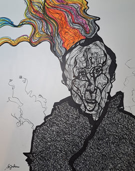 A Tremendous Waste of Energy 24x19 Marker and Ink on Bristol Board $300