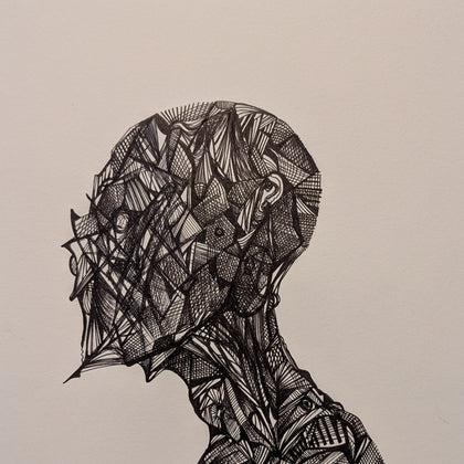 "Anatomy for the Artist Part 2" 12"x9" with frame $140
