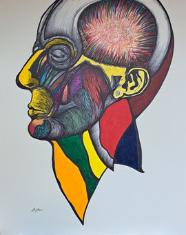 Anatomy for the Artist 40x30 Marker and Acrylic on Illustration Board $500