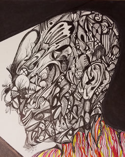 Bill from a Certain Perspective 11x14 Marker and Ink on Bristol $300