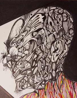Bill from a Certain Perspective 11x14 Marker and Ink on Bristol $300