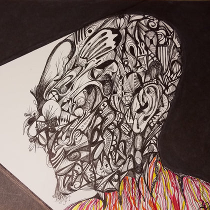 Bill from a Certain Perspective 11x14 Marker and Ink on Bristol $300
