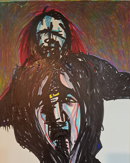 Burst Soul 36x24 Marker on Foamcore $200
