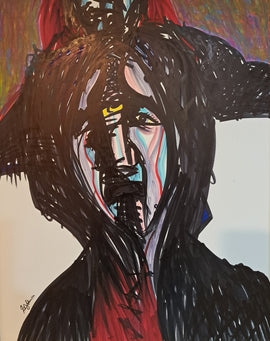 Burst Soul 36x24 Marker on Foamcore $200