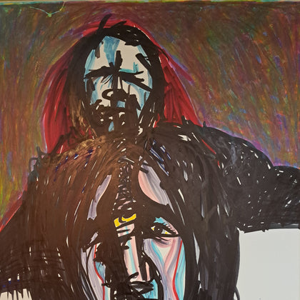 Burst Soul 36x24 Marker on Foamcore $200