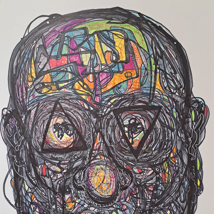 Cognitive Dissonance 30x20 Marker and Ink on Illustration Board $600
