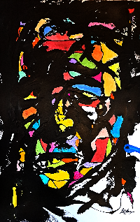 Cracks	 30X20	Acrylic on Illustration Board $200