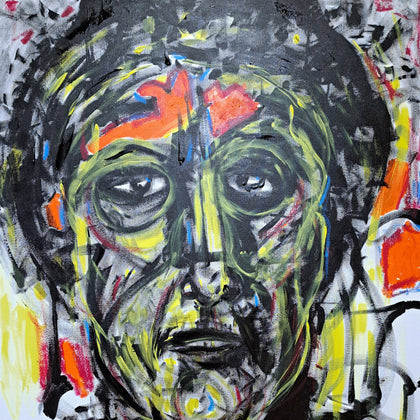 CURIE 40X30	ACRYLIC ON CANVAS	 $300 (SOLD)