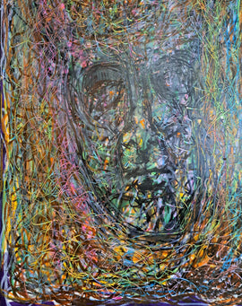 "For Just a Second" 30x20 Mixed Media on illustration board $300