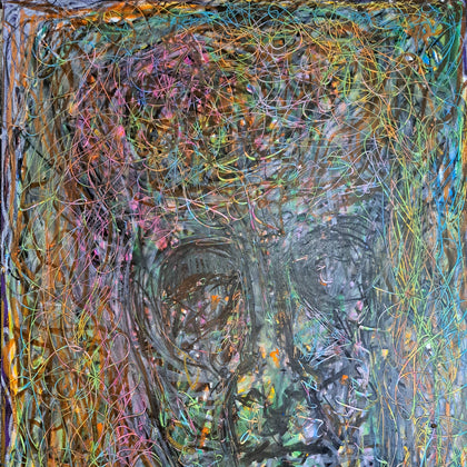 "For Just a Second" 30x20 Mixed Media on illustration board $300