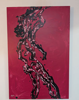 She Moves Like Smoke $500 Acrylic on Canvas 36"x24"