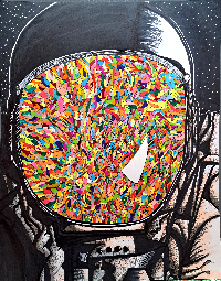 INNER SPACE	 24X19	MARKER AND INK ON BRISTOL	 $500