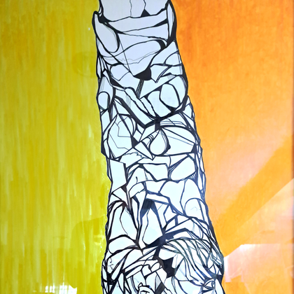 IRA 2	 36X24	MARKER AND INK ON FOAM CORE	 $1500