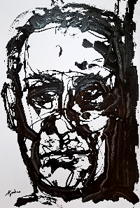 KARLOFF	 30X20	ACRYLIC ON ILL BOARD	 $200