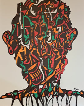 Mushroom Cloud 30x20 Marker on Illustration Board $150