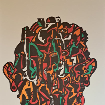 Mushroom Cloud 30x20 Marker on Illustration Board $150