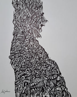 Pillar 12x9 Ink on Bristol Board $200