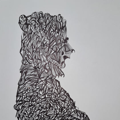 Pillar 12x9 Ink on Bristol Board $200