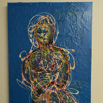 "Repose" 36x24 $200 2026 Acrylic on Canvas