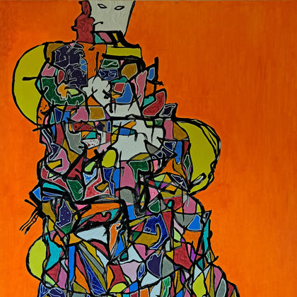 Shogun 40x30 Acrylic on Canvas $1500