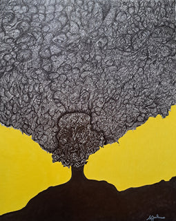 Tree of Knowledge 24x19 Ink and Acrylic on Bristol Board $850