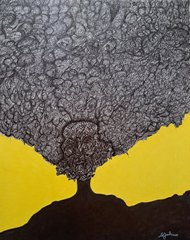 Tree of Knowledge 24x19 Ink and Acrylic on Bristol Board $850