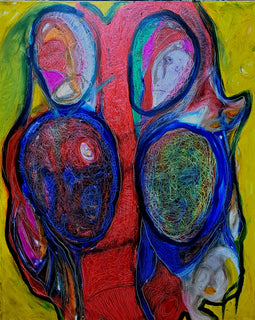 Ventricles 40"x30" Oil on Canvas Framed