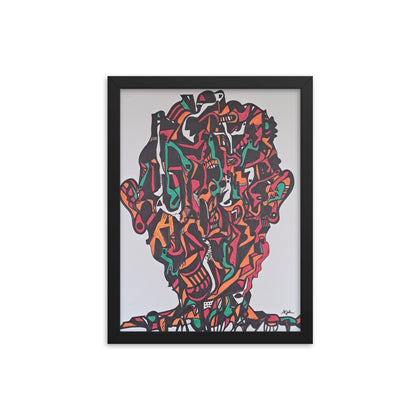 "Mushroom Cloud" Framed Print