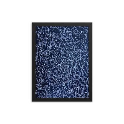 "Inside the Probability Drive" Framed Print