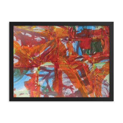 "Reconstruction" Framed Print