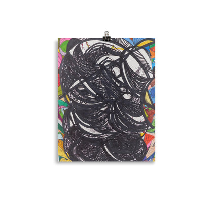 "Listen to the Black" Print