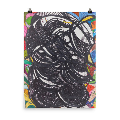 "Listen to the Black" Print