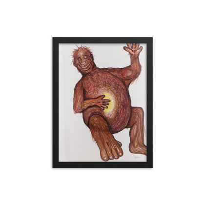 "21st Century Hominid" Framed Print