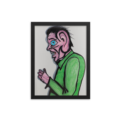 "Pink Man" Framed Print