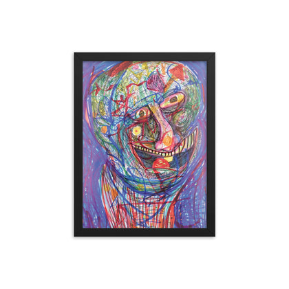 "Joy Bomb" Framed Print