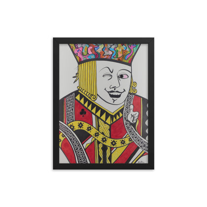 "Jack of Clubbing" Framed Print