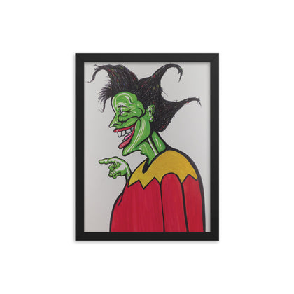 "The Jester" Framed Print