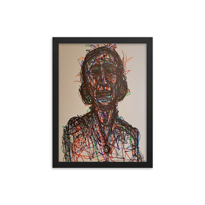 "My Grandmother at the Sanitorium in 1930" Framed Print