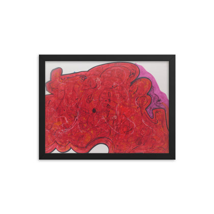 "A Lack of Control" Framed Print