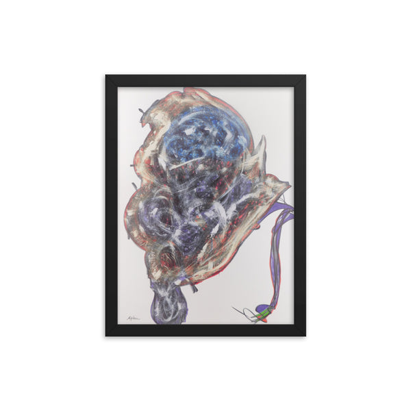 "Cosmic Placenta" Framed Print