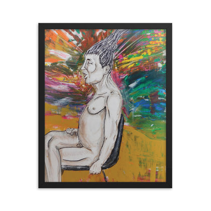 "Henry Caught Between Two Worlds" Framed Print