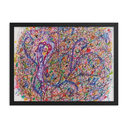 "Dancing in the Quantum Cloud" Framed Print