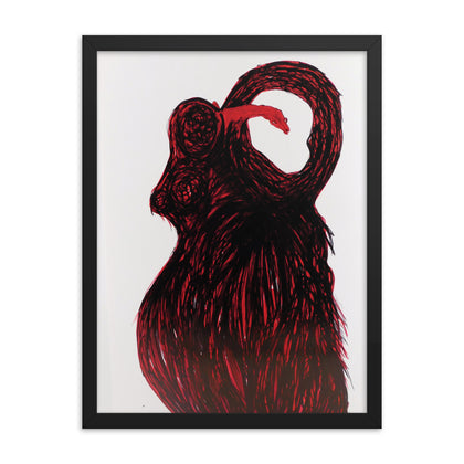 "Demon Muse" Framed Print