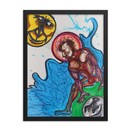 "Pan's Dilemma" Framed Print