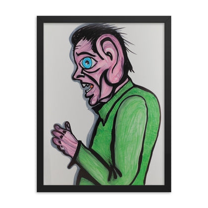 "Pink Man" Framed Print
